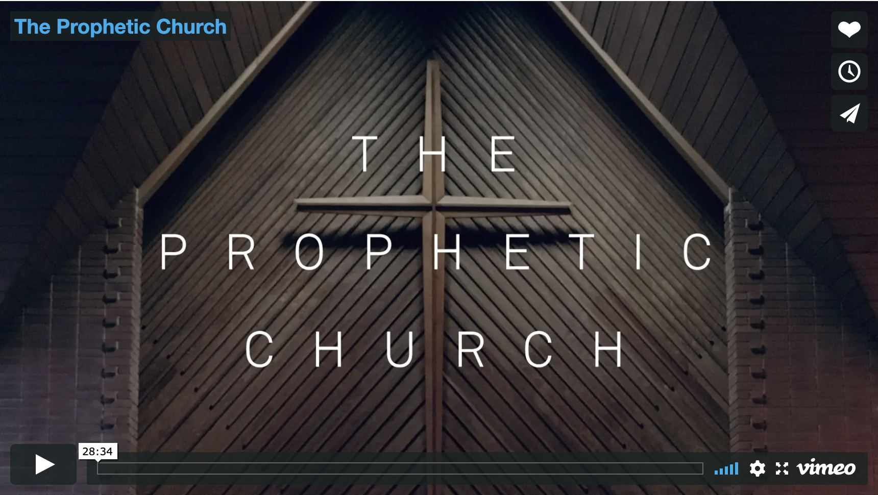 The Prophetic Church